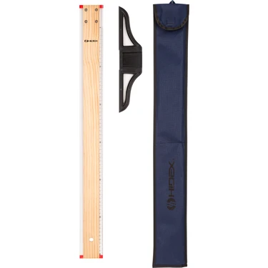 Ahşap T-Cetveli 60 cm (Sökülebilir Başlık, Kumaş