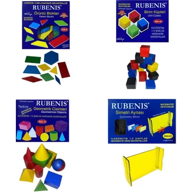 Rubenis Mamematik Materyalleri Müfredata Uygundur Set :