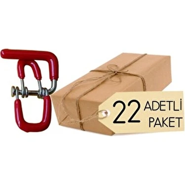 Mintikbirler Okul Çanta Askısı Kırmızı 22 Adet Öğrenci Sıra Yaylı Askı Aparatı Dayanıklı