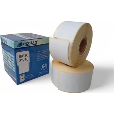 Dymo LW Adres Etiketi Muadili 89 mm x 36 mm 520 Adet
