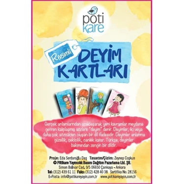 Eğitici Kartlar Serisi 1: Resimli Deyim