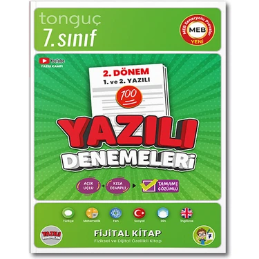 Tonguç Akademi 7. Sınıf Yazılı Denemeleri 2. Dönem 1 ve 2.
