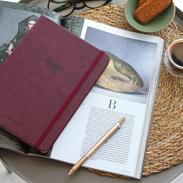 A5 Bullet Journal Noktalı Defter 140 Gr. 80 Yaprak Velvet