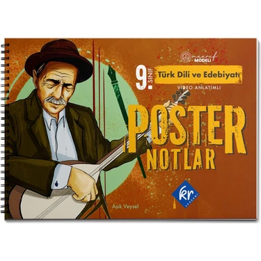 Kr Akademi Yayınları 9. Sınıf Maarif Modeli Türk Dili ve Edebiyatı Poster