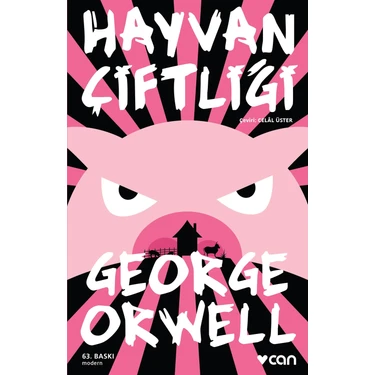 Can Yayınları – George Orwell Hayvan Çiftliği Romanı, İmzalı, Ciltsiz, Politik Taşlama ve Alegorik