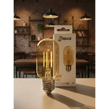 Orbus TA45 4W LED Ampul E27 Amber Işık 2200K 360Lm
