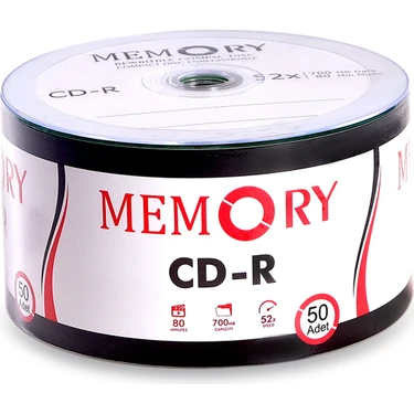 Memory 700MB 52X80 DK Boş Cd-R  50