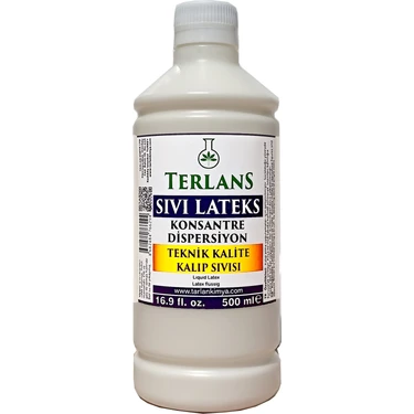 Terlans Sıvı Lateks Konsantre Kalıp Sıvısı 500 ml Teknik