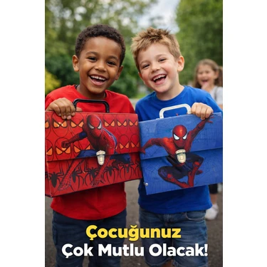Örümcek Adam Figürlü Sert Kapak Okul Klasörü - A4