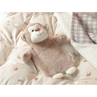 English Home Little Monkey Pelüş Sıcak Su Torbası 750 ml Ergonomik Tasarım ve