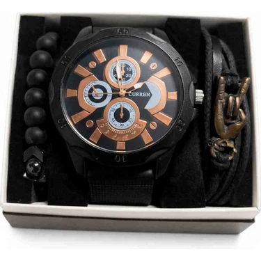 3 Parca Saat Bileklik