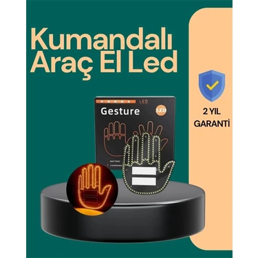 Nexgen Kablosuz Kumandalı LED Jest Işığı – 3 Modlu Araba Arkası Mesaj Işığı, 203 LED ile Yüksek