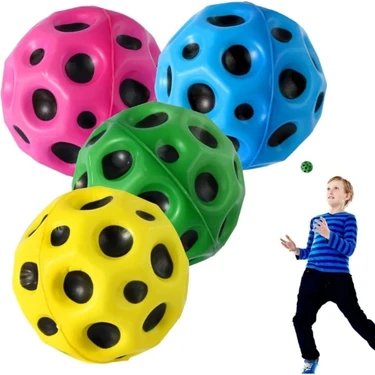 Brother Toys Yükseğe Zıplayan Moon Ball 1 Adet Uzay Topu Sektirme Eğlence Oyuncak 7.5