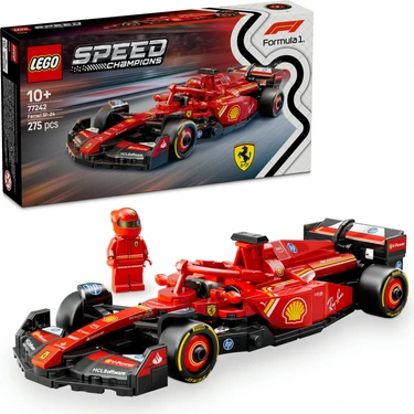 LEGO® Speed Champions Ferrari SF-24 F1® Yarış Arabası 77242 - 10 Yaş & Üzeri Çocuklar için Oyuncak