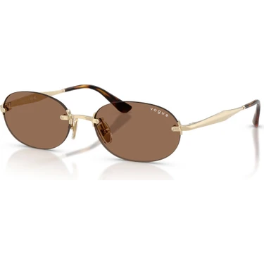 Vogue VO 4342S 84873 55 Kadın Oval Gold Metal Güneş