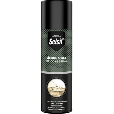 Selsil Şeffaf Silikon Sprey 500 ml Yağlayıcı Etkili Yüksek Kalite Silikon İçeren