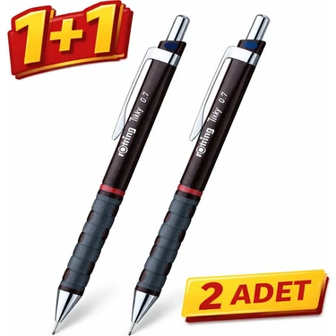 rotring 2 adet kahverengi tek