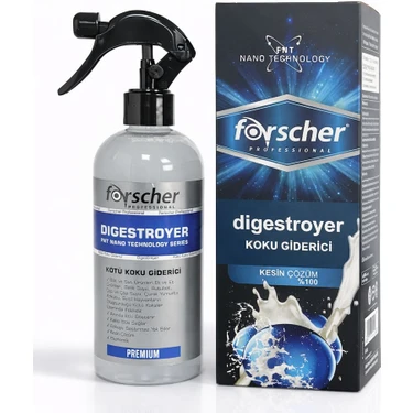 Forscher Digestroyer Koku Giderici 400 ml FNT Nano Teknoloji Araç ve Ev Kullanımına Uygun Kalıcı