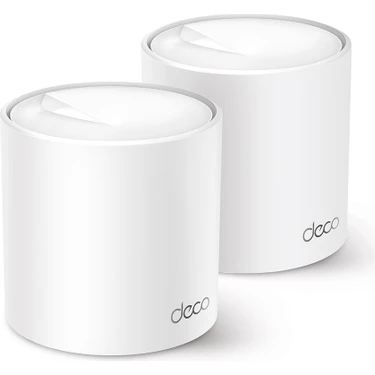 TP-Link Deco X50 (2-Pack) | Wi-Fi 6 Mesh Sistemi | AX3000 Mbps Hız | Fiber Uyumlu | Çift Bant |