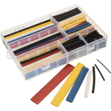 Hubstein  Isı Polyolefin Shrink Boru Daralan Makaron Set Kutulu