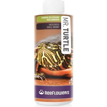 ReeFlowers Mr Turtle Kaplumbağa Vitamini 85 Ml Kabuk Gelişimini Hızlandıran Mineral