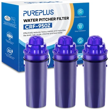 Delixa Pureplus CRF950Z Sürahi Su Filtresi Pur PPF900Z, PPF951K, PPT700W, CR-1100C, DS-1800Z,