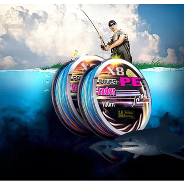 Aesco Misina 100MT Polıetılen 8 Örgülü 6.0 Ip -