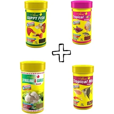 AHM Lepistes Için Özel Yem Seti 100 ml x