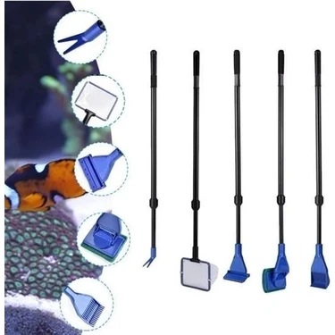 5 In 1 Akvaryum Tankı Temizleme Seti Akvaryum Balığı Bakım