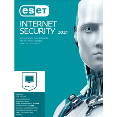 Eset NOD32 & Internet Security 2024 1-3-5-10 Kullanıcı Dijital