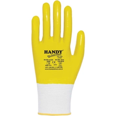 Handy Job Plus H-1601 Sarı Tam Kaplama Eldiven