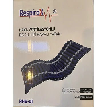 Respirox Hava Ventilasyonlu Boru Tipi Havalı Yatak 1 Kişilik Özel PVC Kumaşla Ekstra