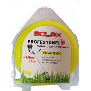 Solax Misina 4 mm 31 m Sarı Yuvarlak Misine