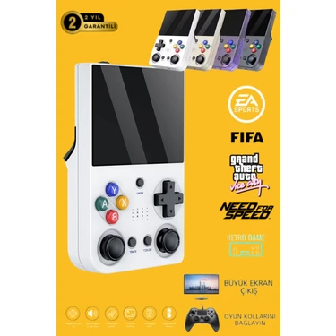 MiraLive M21 64GB IPS Hdmi Tv 20000+ Oyunlu Retro Arcade Atari Psp/ps1/fıfa Gta Mario Games Oyun
