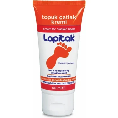 Lapitak Topuk Çatlak Kremi 60 ml Hızlı Emilim Allantoinli Paraben İçermeyen Yoğun