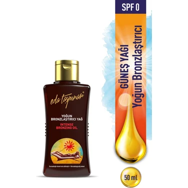Eda Taşpınar Seyahat Boy Yoğun Bronzlaştırıcı Yağ SPF 0 - 50