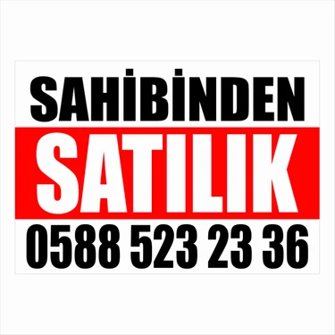 Branda Satılık Afişi