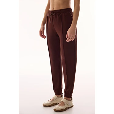 Penti Kahverengi Silky Touch Yüksek Bel Lastikli Paça