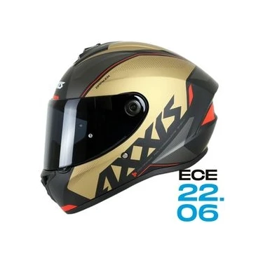 Axxis Draken S Gear A9 Dot ve Ece 22.06 Siyah