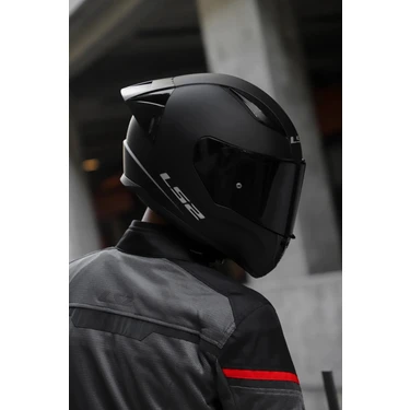 LS2 Rapıd 2 Race Mat Siyah Kask XL Beden Yüksek Darbe Direnci ile Güvenli Sürüş İçin