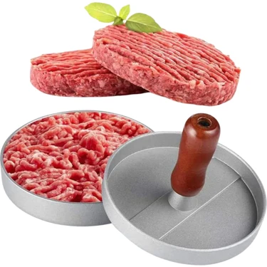 Comprox Hamburger Köfte Presi Pratik Köfte Yapma Aparatı Metal Kıyma Burger Press Şekillendirici