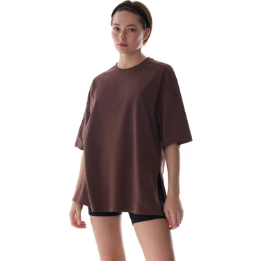 Penti Kahverengi Oversize Bisiklet Yaka