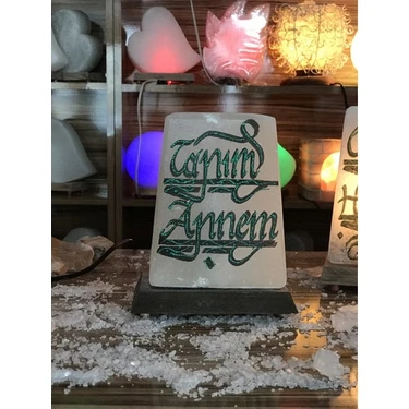 Seha Yüzey İşlemeli Tuz Lamba