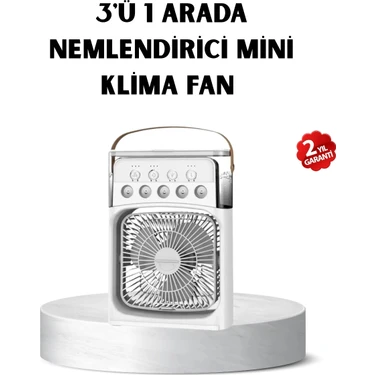 Twin Store USB Bağlantılı Taşınabilir Mini Klima Fan 500ML Su Hazneli Sessiz