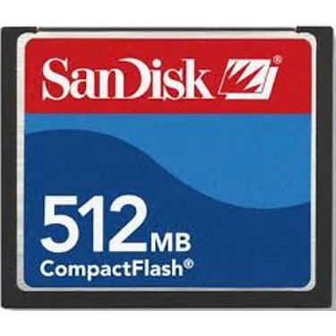 Sandisk 512 Mb Compack Flash Hafıza