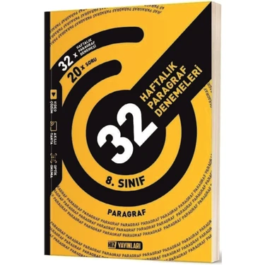 Hız Yayınları  8.Sınıf 32 Haftalık Paragraf
