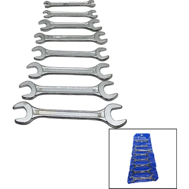 Hsyn 8 Parça  Ağzi Açik 6-22MM Anahtar Takimi (4172) Akdenizpos