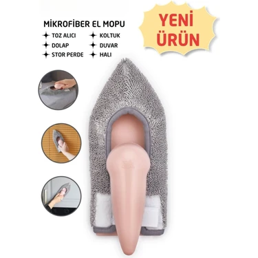 Evle Mikrofiber Bezli Temizlik El
