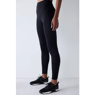 Penti Siyah Yüksek Bel Miracle Fit Crop