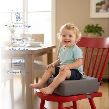 Babyjem QuickBoost Taşınabilir Mama Sandalye Yükseltici Minder